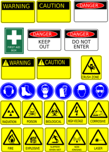 Safety signs
